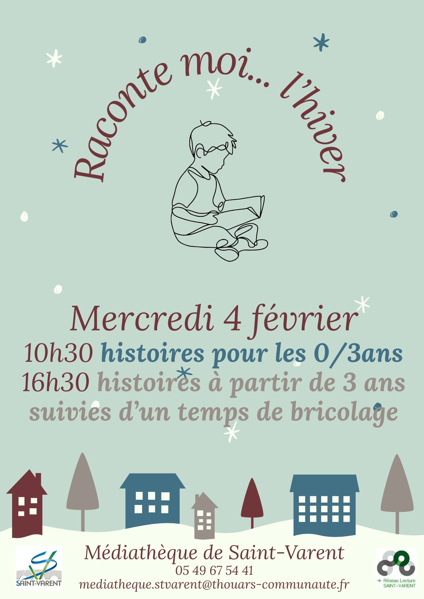 Raconte-moi l’hiver à la médiathèque de Saint-Varent !